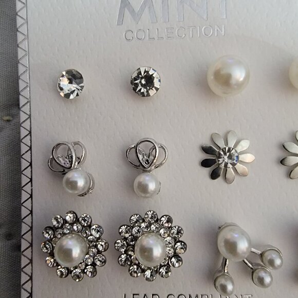 ❤️MINT Earring Set of Six Pierced Post Earrings NEW ❤️ - Picture 6 of 8